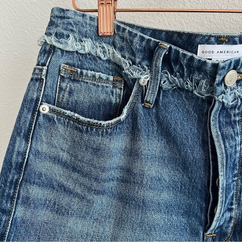 NWT Good American Good Boy Y2K 90s Denim Jeans 6 / 28 - Picture 11 of 13